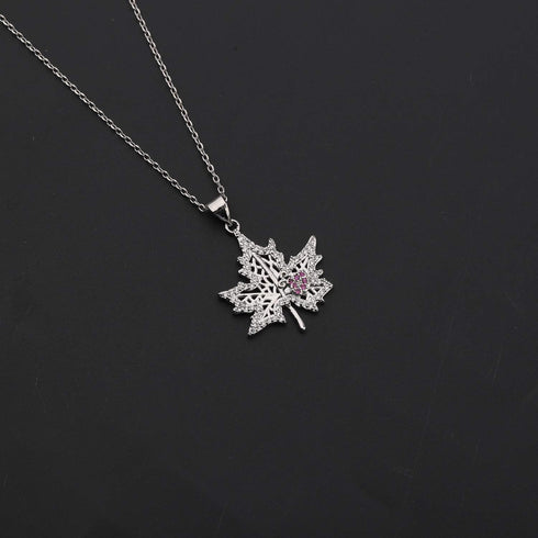 Maple Leaf Gift Canadian Maple Leaf Necklace Insect Gift Nature Lover Gift Leaf Jewelry for Women
